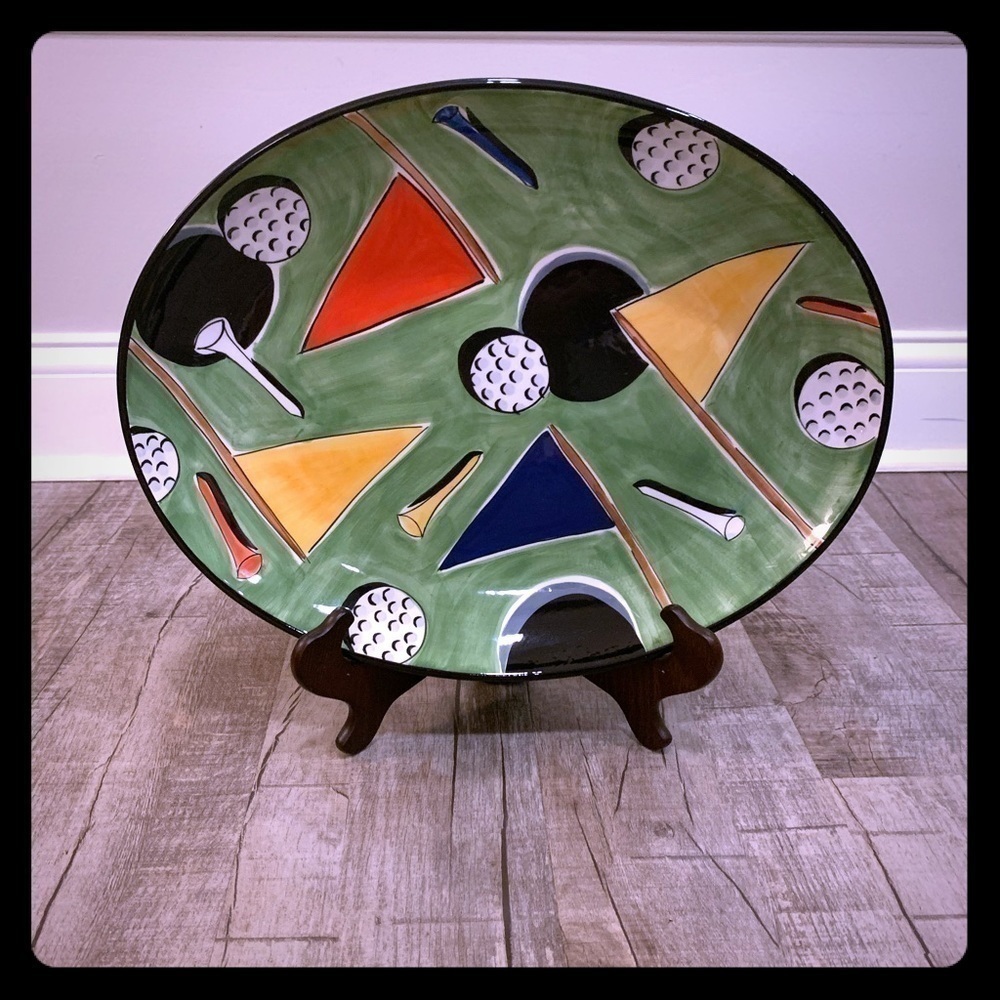 Ceramic Clay‎ Art "Tee Off" Golf Pla…